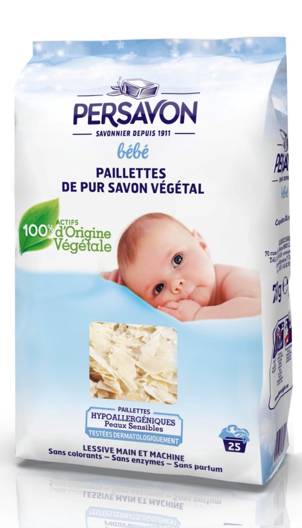 PERSAVON 100% ACTIFS D'ORIGINE VEGETALE LESSIVE PAILLETTE NON